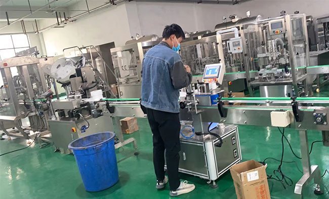 星火專業灌裝機設備廠家設備車間實拍